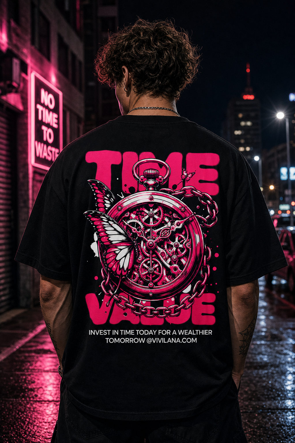 Vintage Pocket Watch Graphic T Shirt